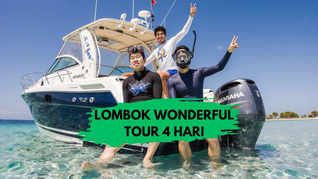 Lombok Wonderful Tour  4 Hari